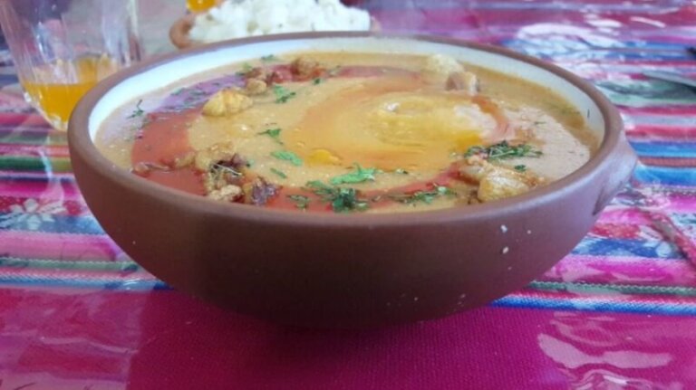 Receta de delicioso plato tradicional de Potosí Kalapurka