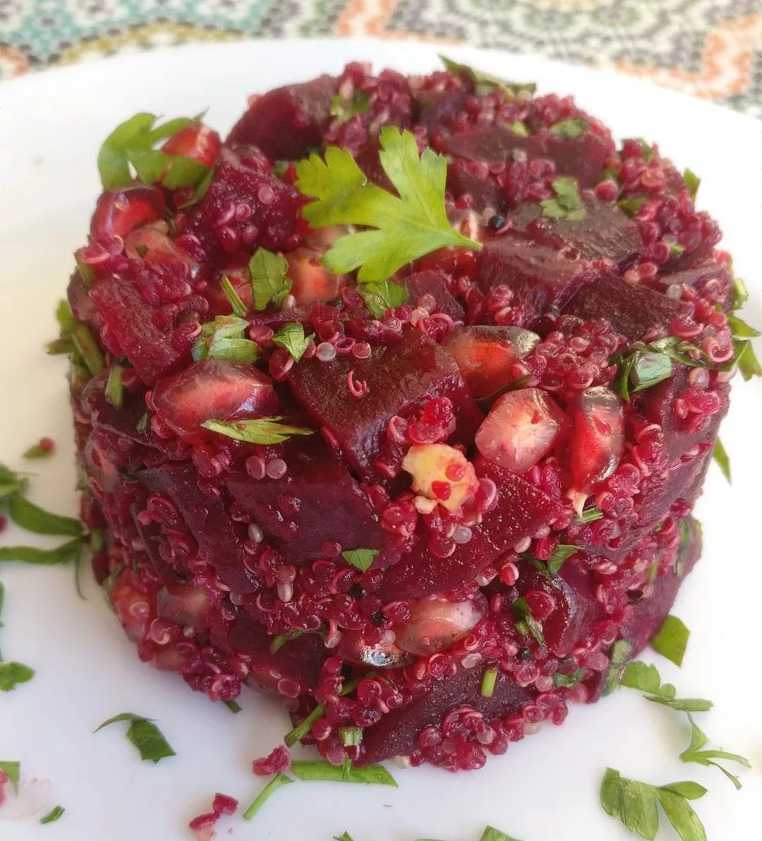 Receta de Ensalada de Majadito con Remolacha - Recetas de Bolivia